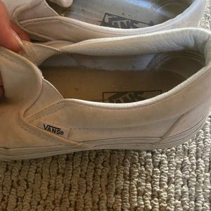 Women’s white vans